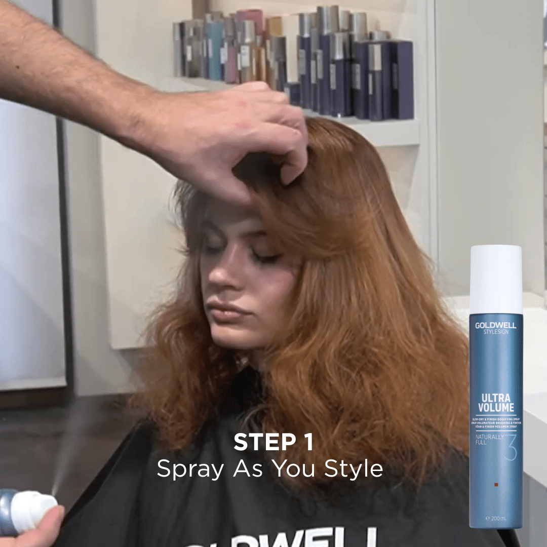 GOLDWELL_Naturally Full 3 Blow - Dry & Finish Bodifying Spray_Cosmetic World