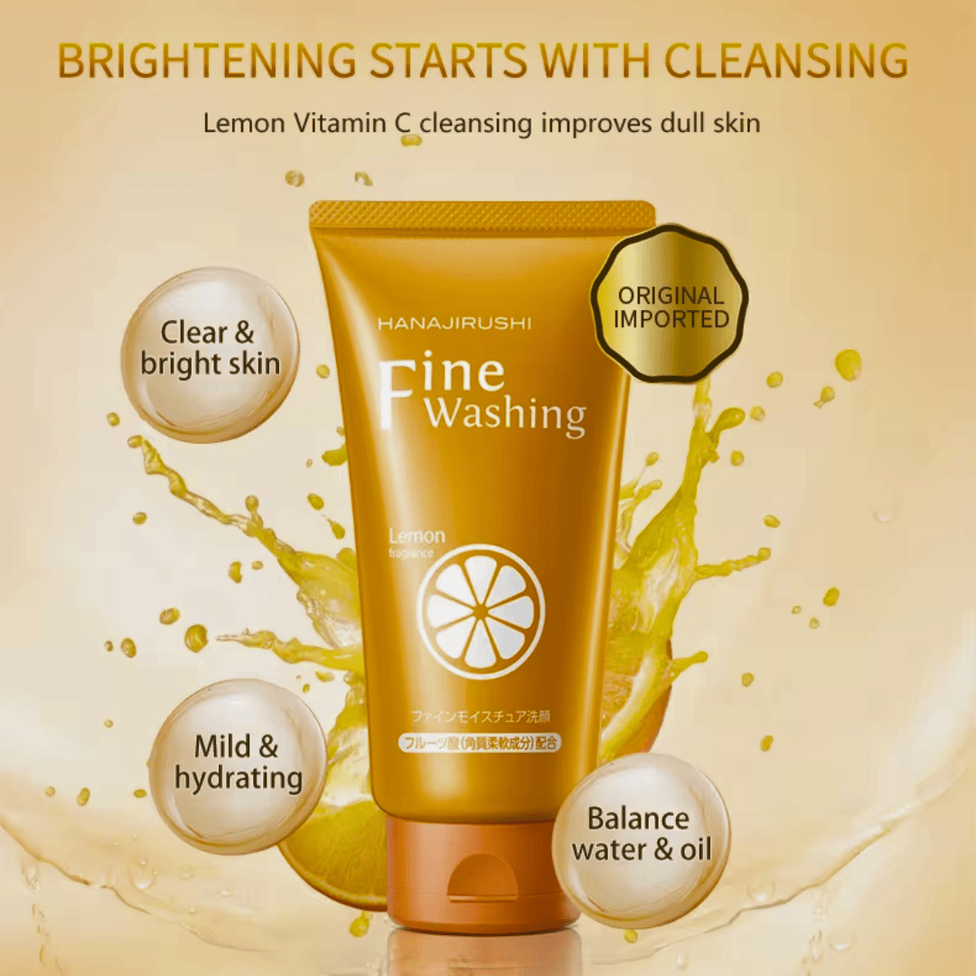 HANAJIRUSHI_Hanajirushi Fine Moisture Wash Face Cleanser_Cosmetic World