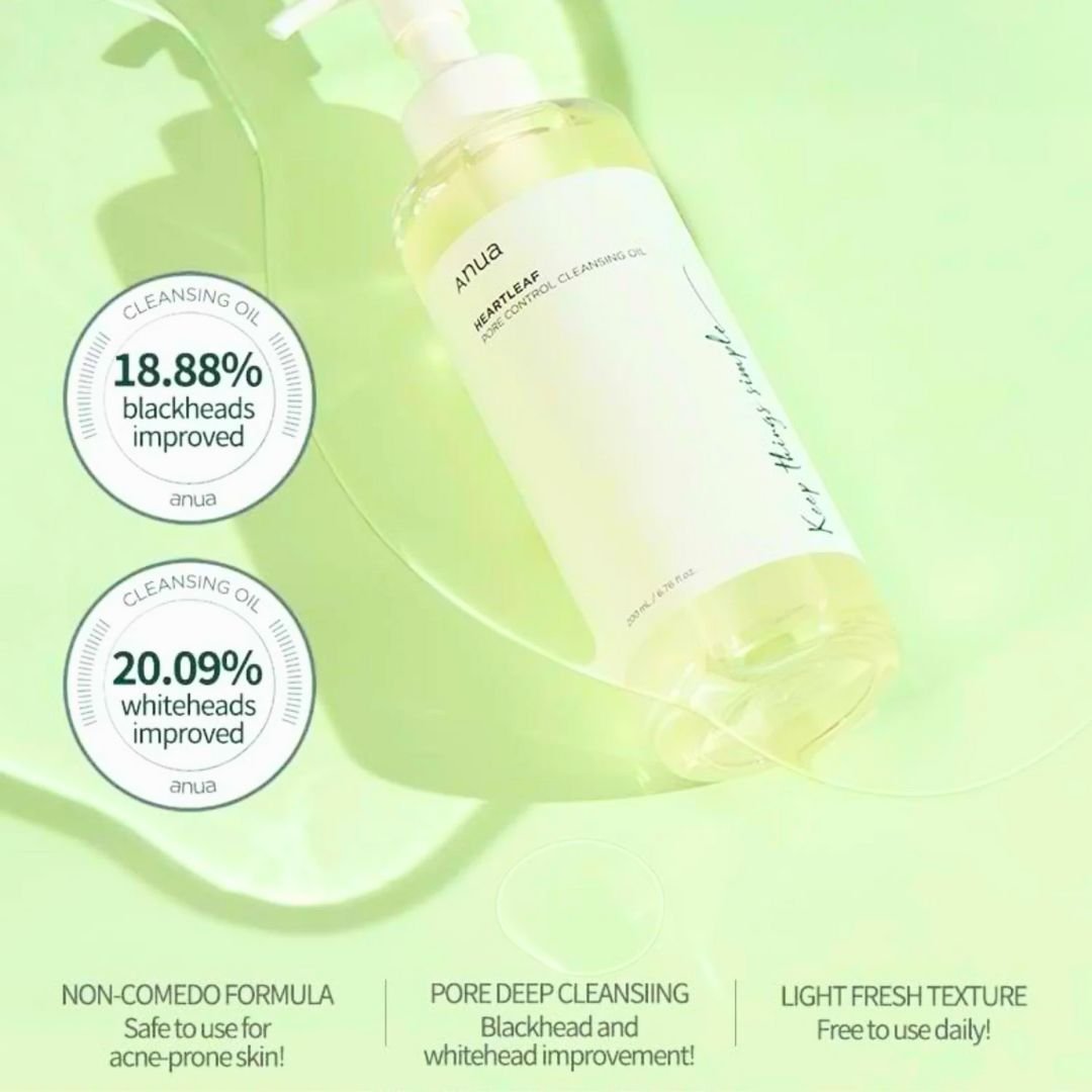 ANUA_Heartleaf Pore Control Cleansing Oil_Cosmetic World