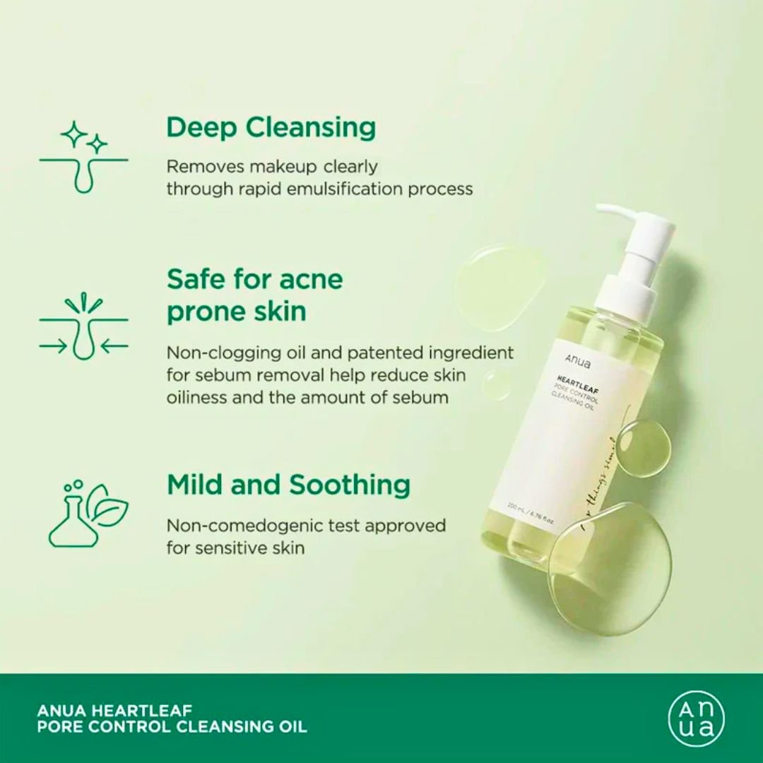 ANUA_Heartleaf Pore Control Cleansing Oil_Cosmetic World