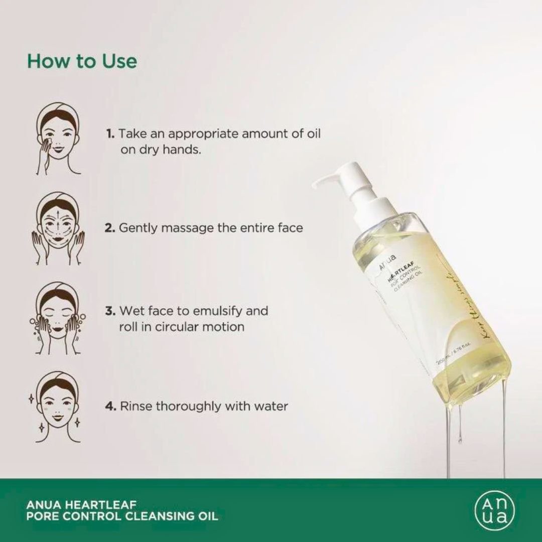 ANUA_Heartleaf Pore Control Cleansing Oil_Cosmetic World