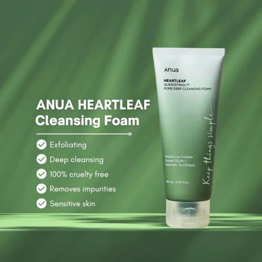 ANUA_Heartleaf Quercetinol Pore Deep Cleansing Foam_Cosmetic World