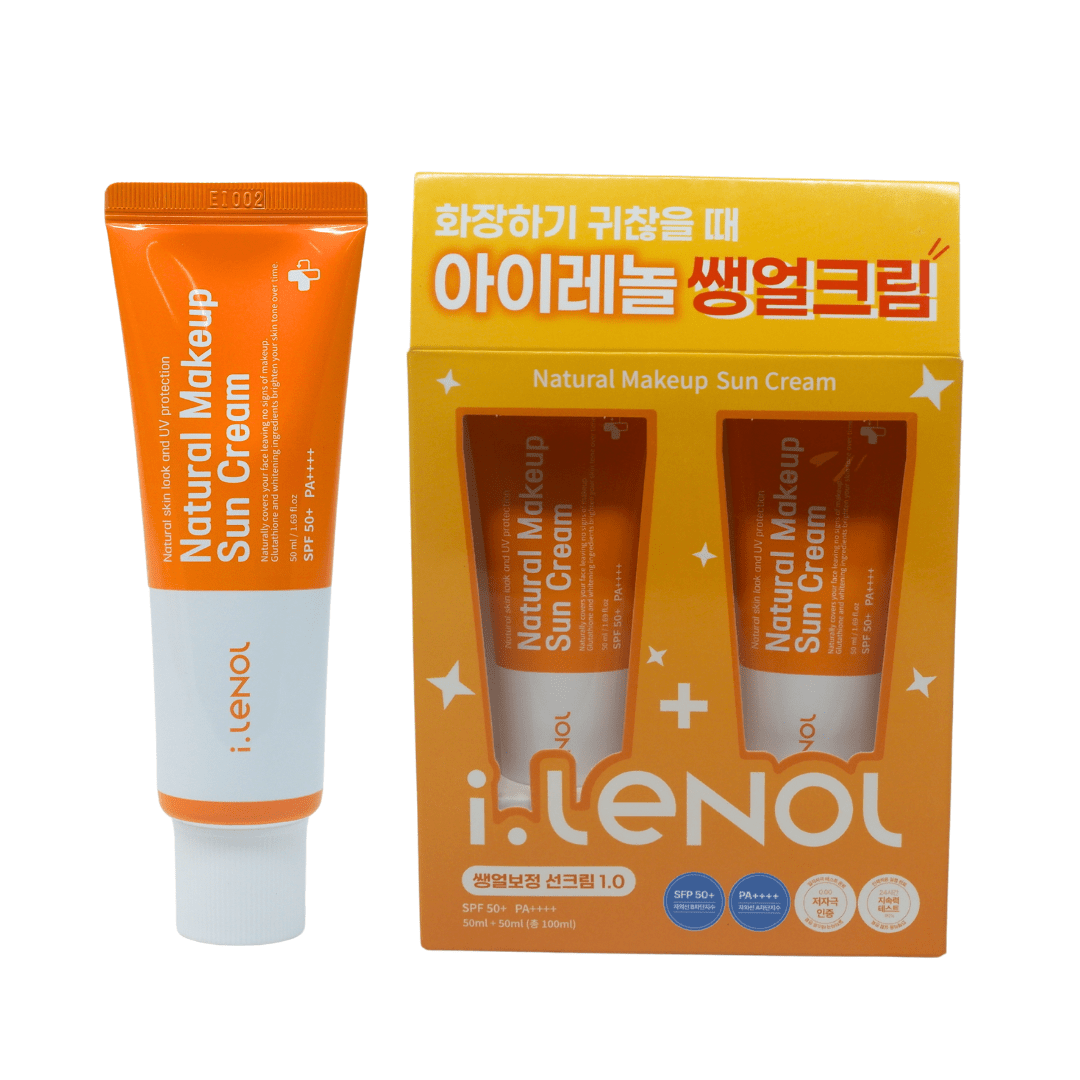 i-Lenol_Natural Make Up Sun Cream 1.0 SPF50+_Cosmetic World