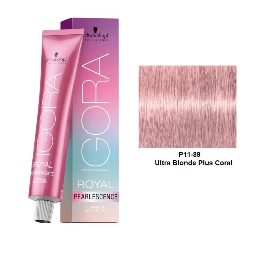 IGORA ROYAL_Igora Royal Pearlescence P11 - 89 Ultra Blonde Plus Coral 60g / 2.1oz_Cosmetic World