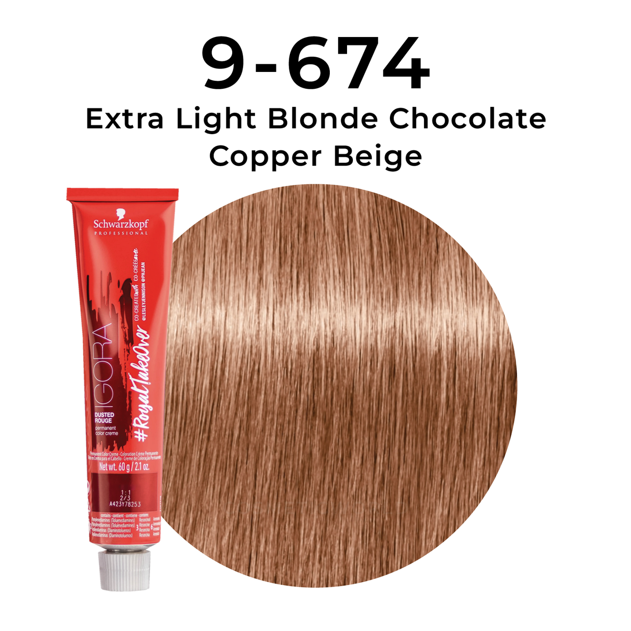 Igora Royal Takeover 9-674 Extra Hellblond Schokoladenkupferbeige