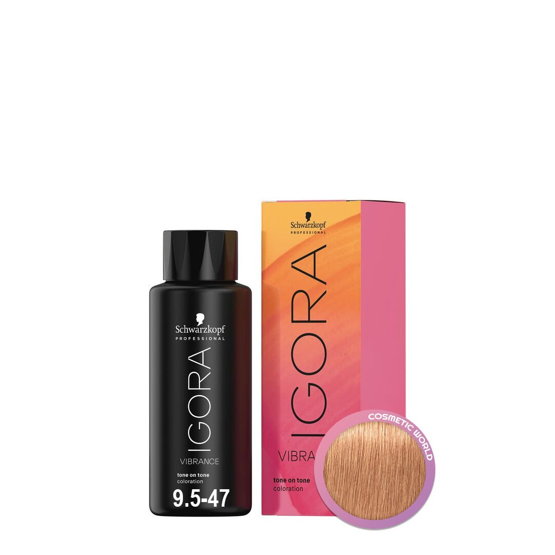 SCHWARZKOPF - IGORA VIBRANCE_Igora Vibrance 9.5 - 47 Beige Copper Toner_Cosmetic World