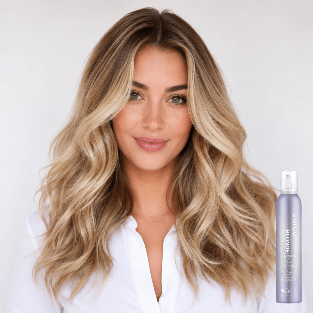 Joico_Blonde Life Brilliant Tone Violet Smoothing Foam 200ml / 6.7oz_Cosmetic World