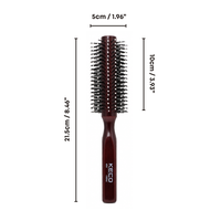 Thumbnail for Escova Redonda de Madeira Hair Hugger com Ponta Redonda 4cm/1