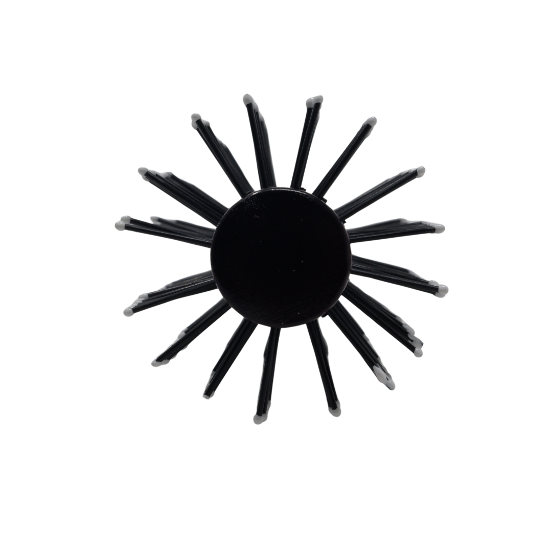 Escova Redonda de Madeira Hair Hugger com Ponta Redonda 4cm/1"
