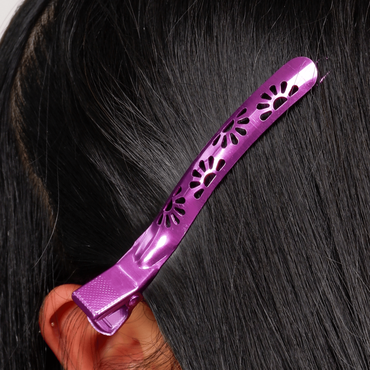 KECO_Aluminum Sectioning Clips 4"/10.2cm (6 Pieces)_Cosmetic World