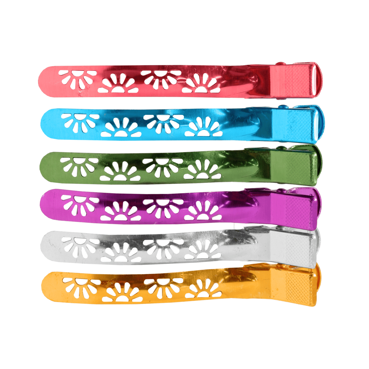 KECO_Aluminum Sectioning Clips 4"/10.2cm (6 Pieces)_Cosmetic World