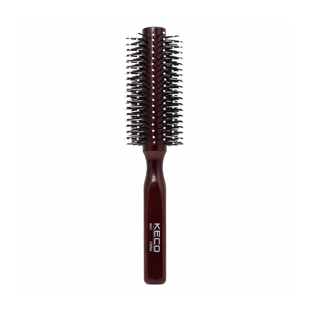 Keco_Hair Hugger Round Tip Wooden Round Brush 5cm/1.96"_Cosmetic World