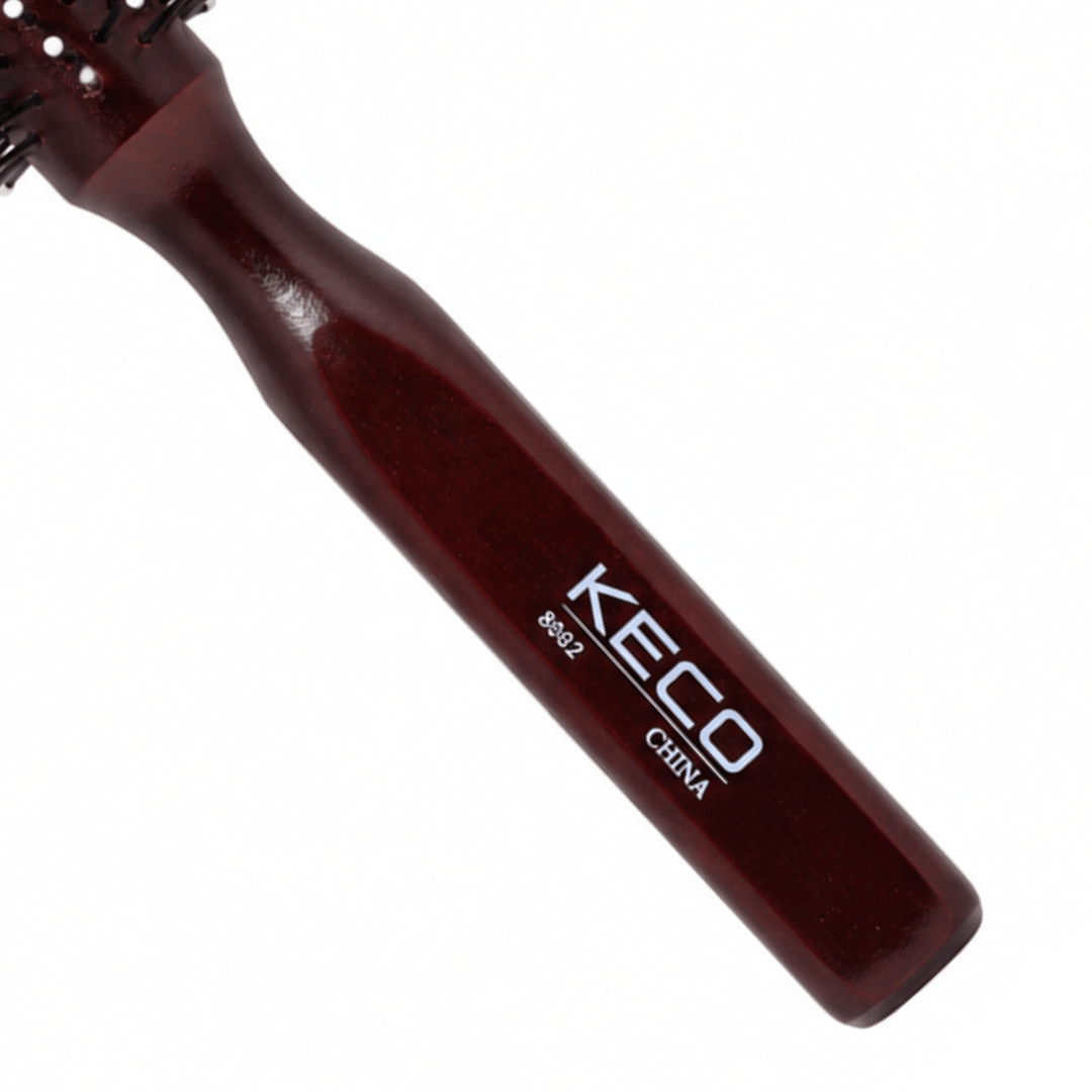 Keco_Hair Hugger Round Tip Wooden Round Brush 5cm/1.96"_Cosmetic World