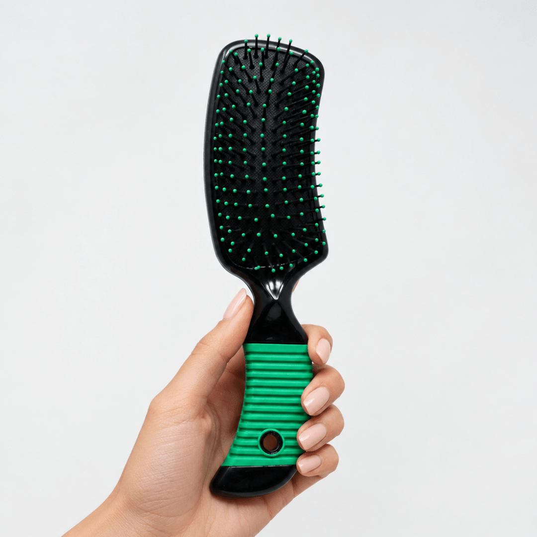 Keco_Head Hugger Curved Handle Paddle Brush 8585B_Cosmetic World