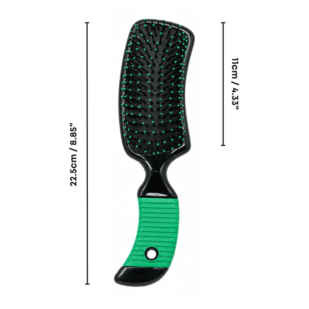Keco_Head Hugger Curved Handle Paddle Brush 8585B_Cosmetic World