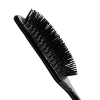 Thumbnail for Keco_Head Hugger Paddle Brush Black & Gold_Cosmetic World