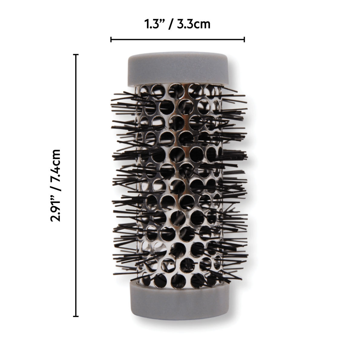 KECO_Hot Metal Rollers – 1.3” Gray_Cosmetic World