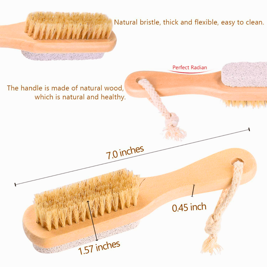 Keco_Pumice Brush Wood Handle For Feet_Cosmetic World