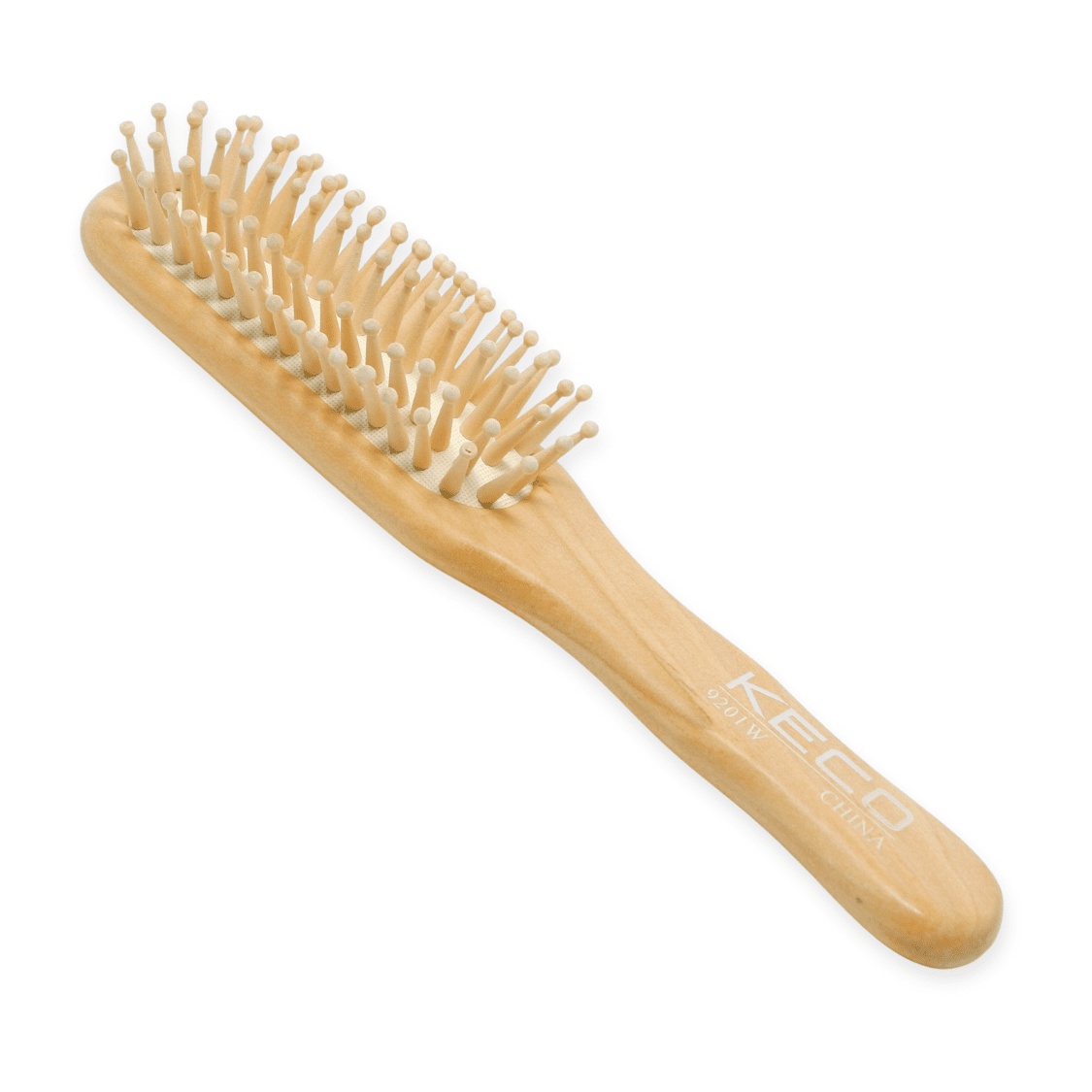 KECO_Rectangle Wood Paddle Brush (9201W)_Cosmetic World