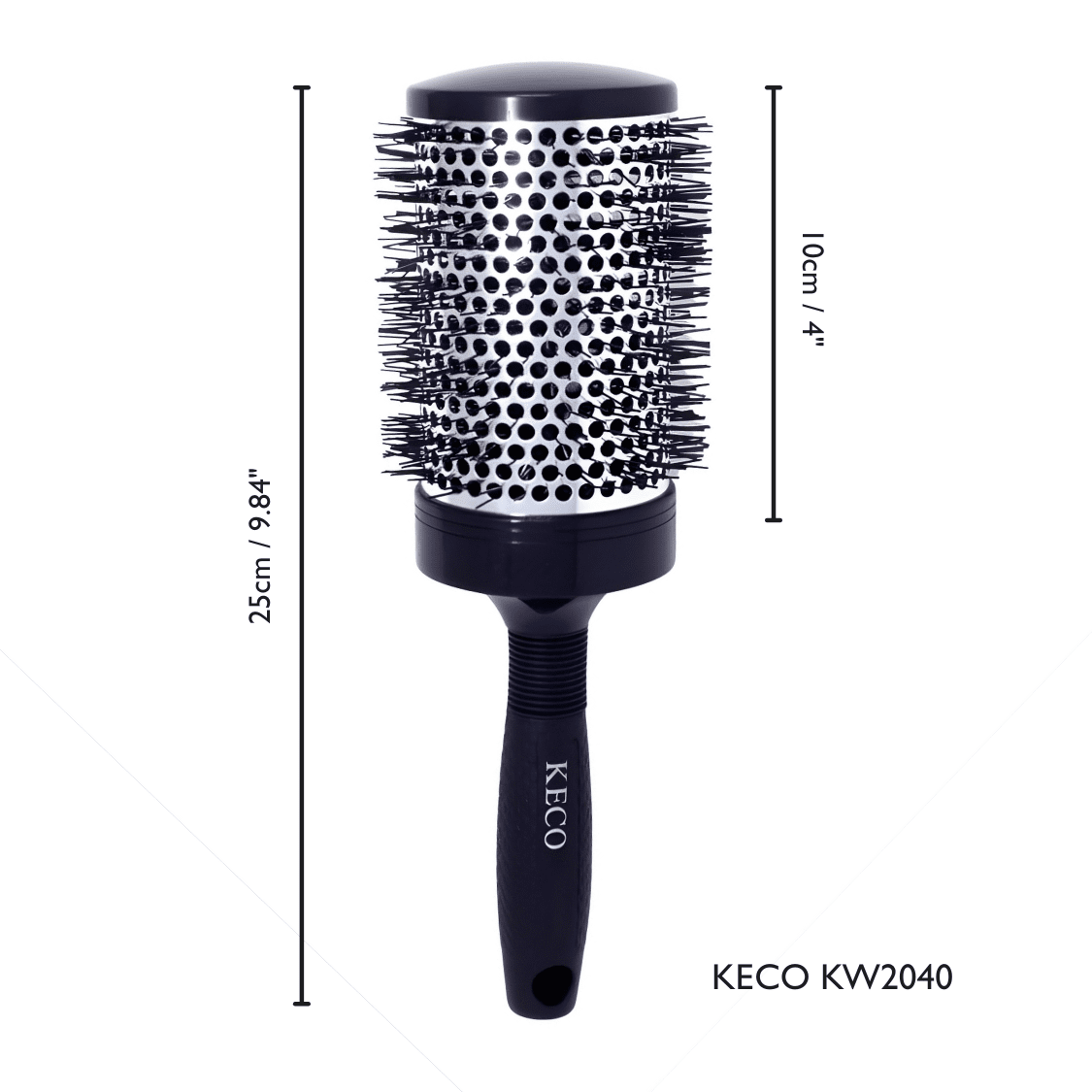 KECO_Round Brush KW2040 7cm/2.75"_Cosmetic World