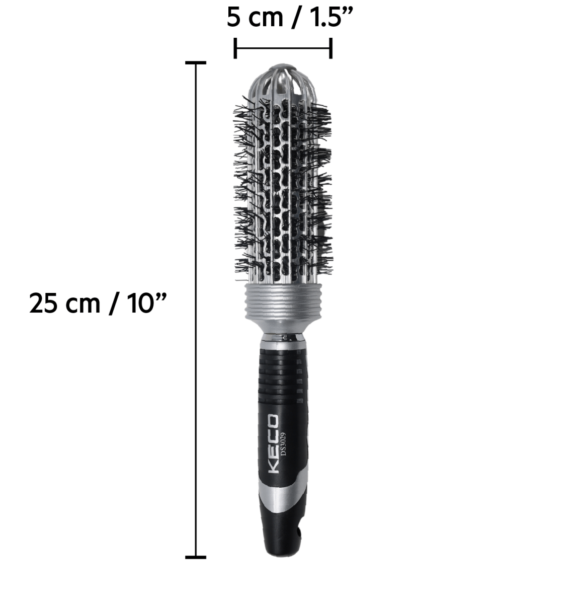 KECO_Round Vent Brush 5cm/1.5" DS3029_Cosmetic World