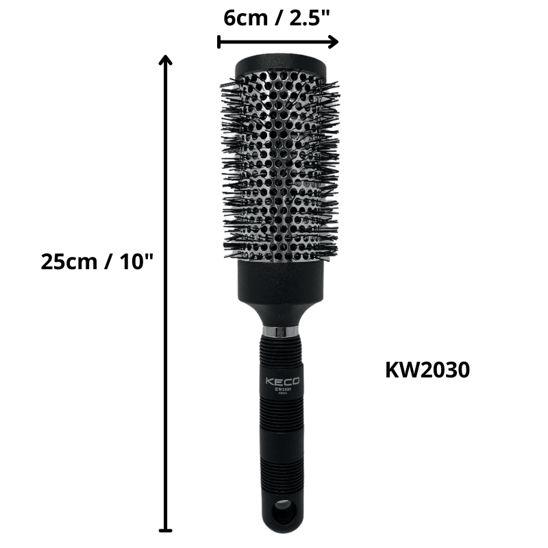 KECO_Round Vent Brush KW2030 6cm/2.5"_Cosmetic World