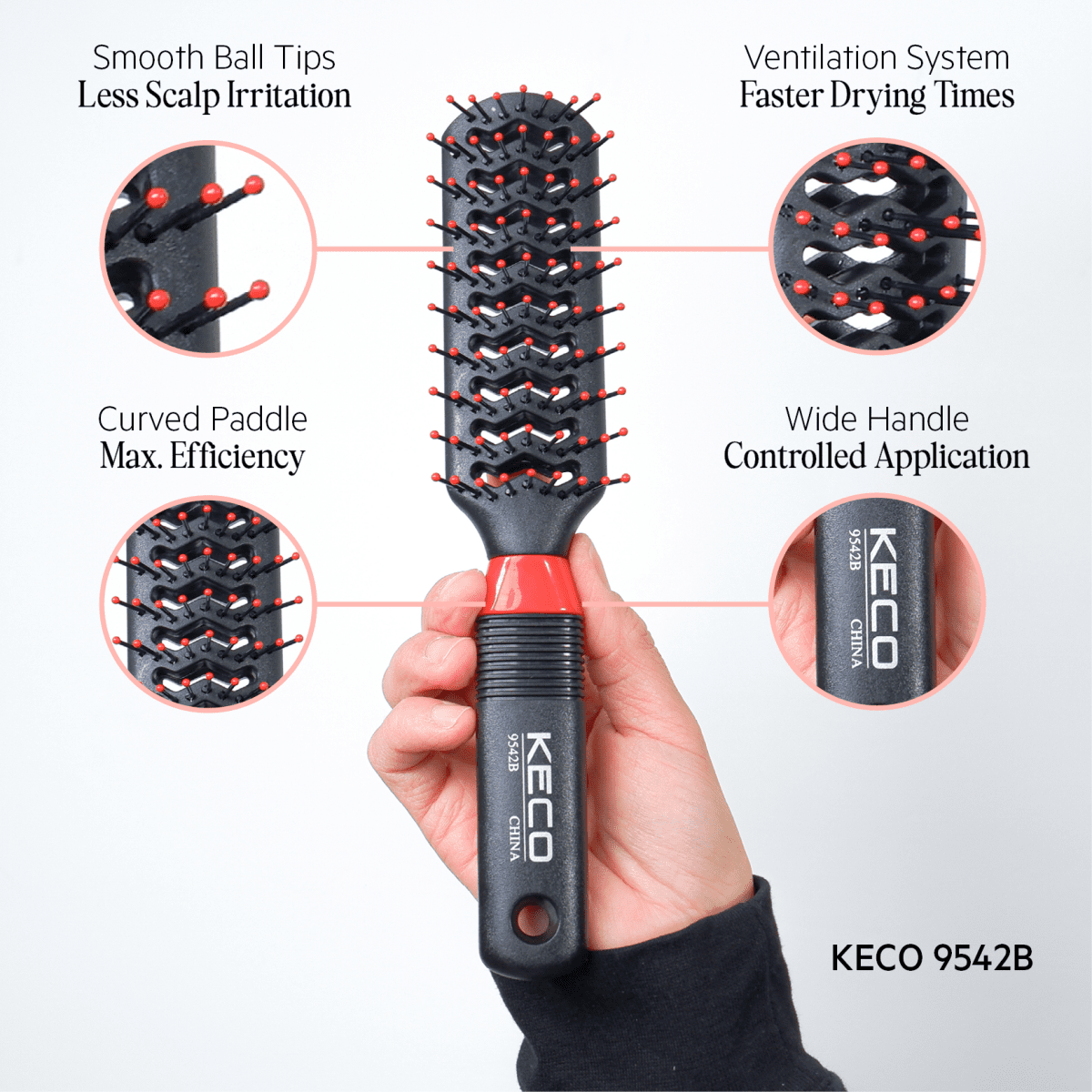 KECO_Vent Brush 9542B_Cosmetic World