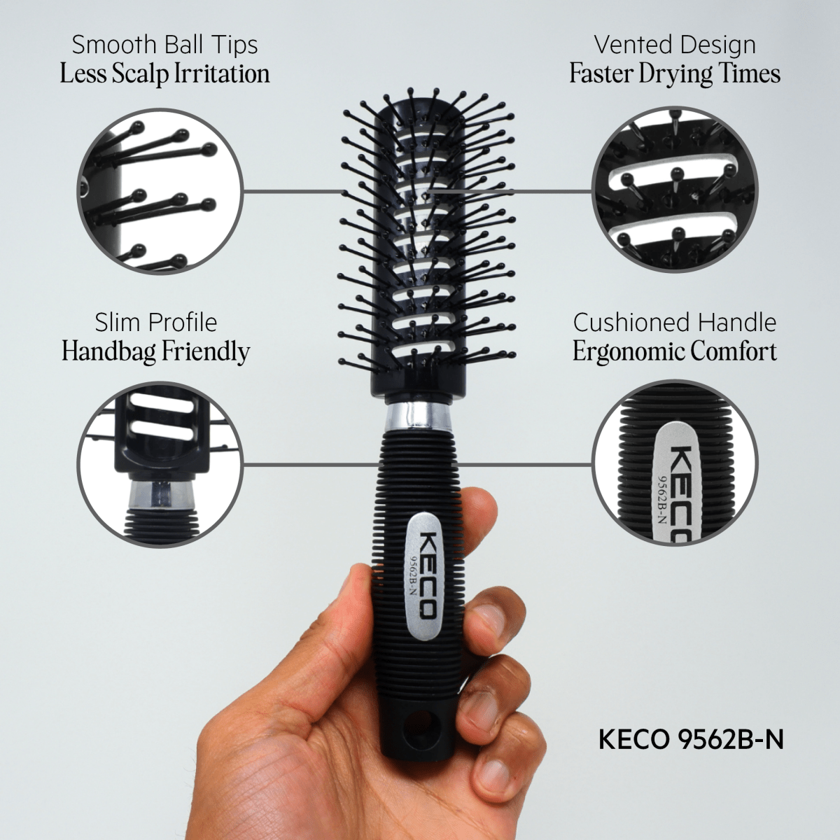Keco_Vent Brush 9562B - N_Cosmetic World