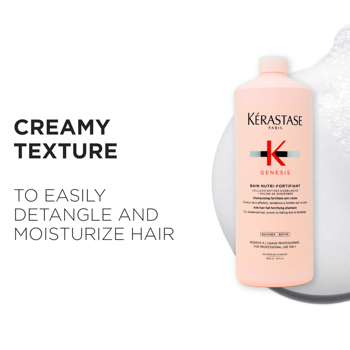 KERASTASE - GENESIS_Bain Nutri - Fortifiant Anti Hair - fall Fortifying Shampoo 1000ml / 34oz_Cosmetic World