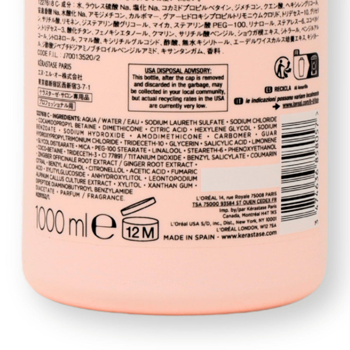 KERASTASE - GENESIS_Bain Nutri - Fortifiant Anti Hair - fall Fortifying Shampoo 1000ml / 34oz_Cosmetic World