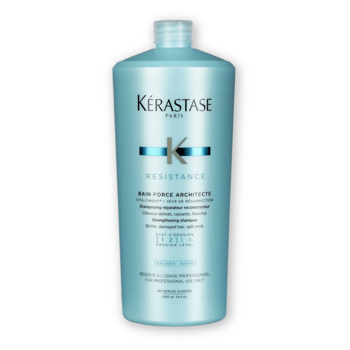 KERASTASE - RESISTANCE_Bain Force Architecte Strengthening Shampoo 1000ml / 34oz_Cosmetic World