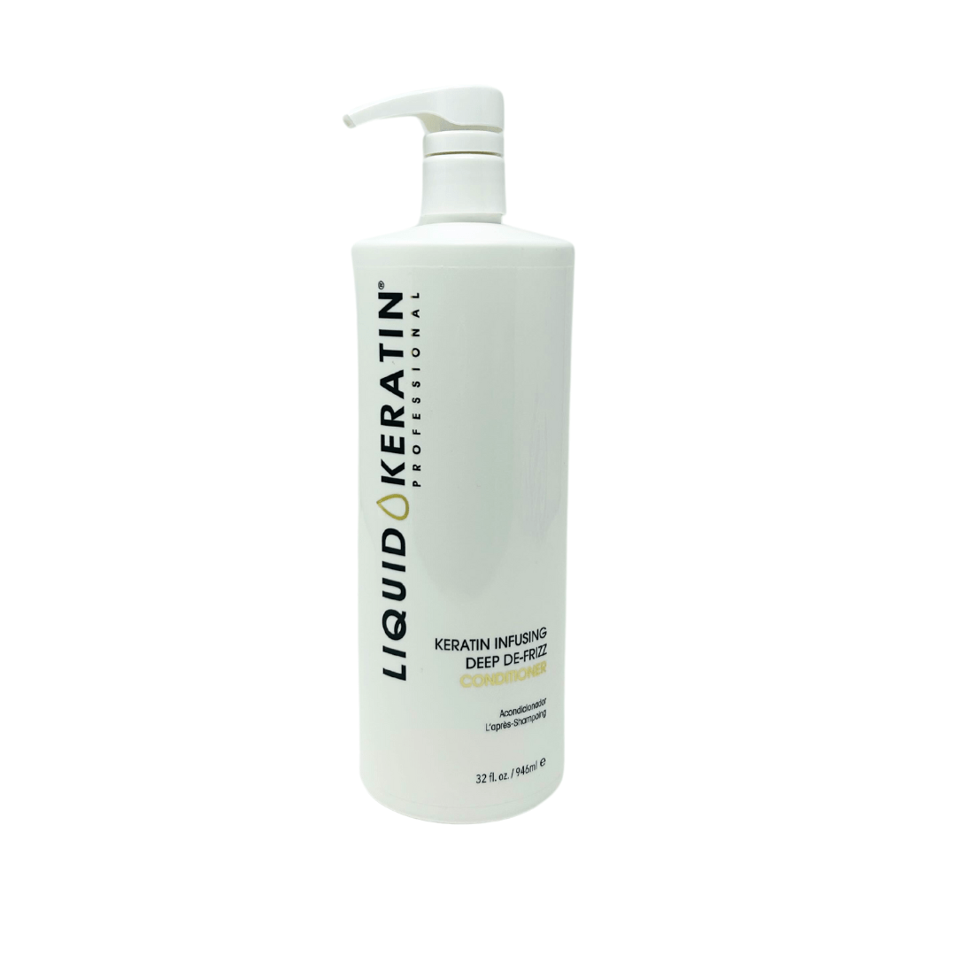 Deep Frizz LIQUID KERATIN PROFESSIONAL Keratin Infusing Deep De-frizz Conditioner ...
