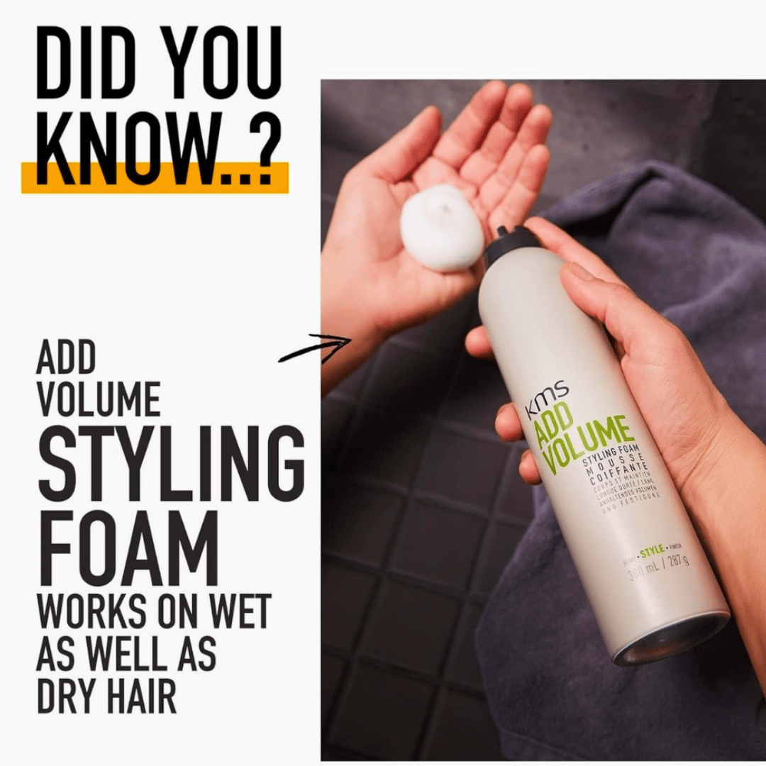 KMS_Add Volume Styling Foam Mousse_Cosmetic World