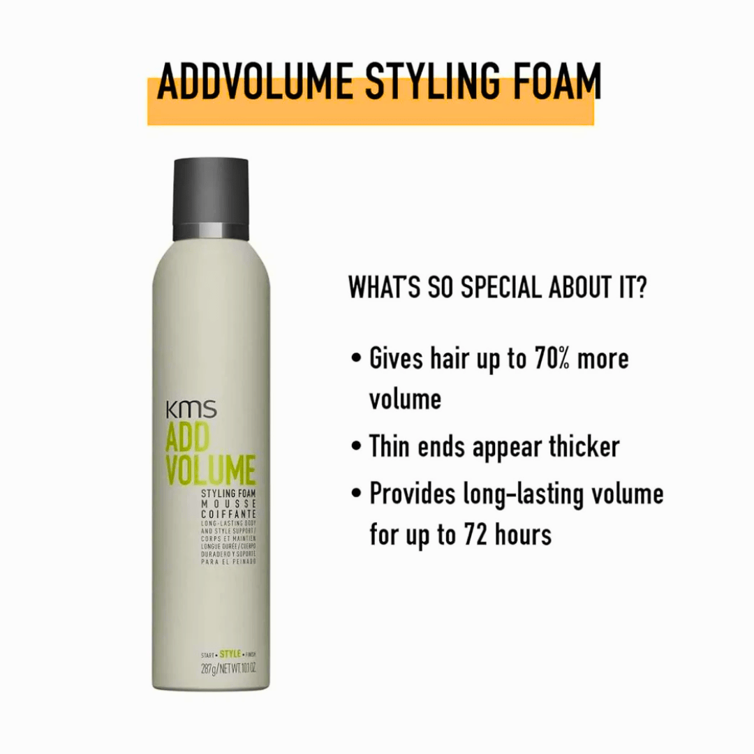 KMS_Add Volume Styling Foam Mousse_Cosmetic World