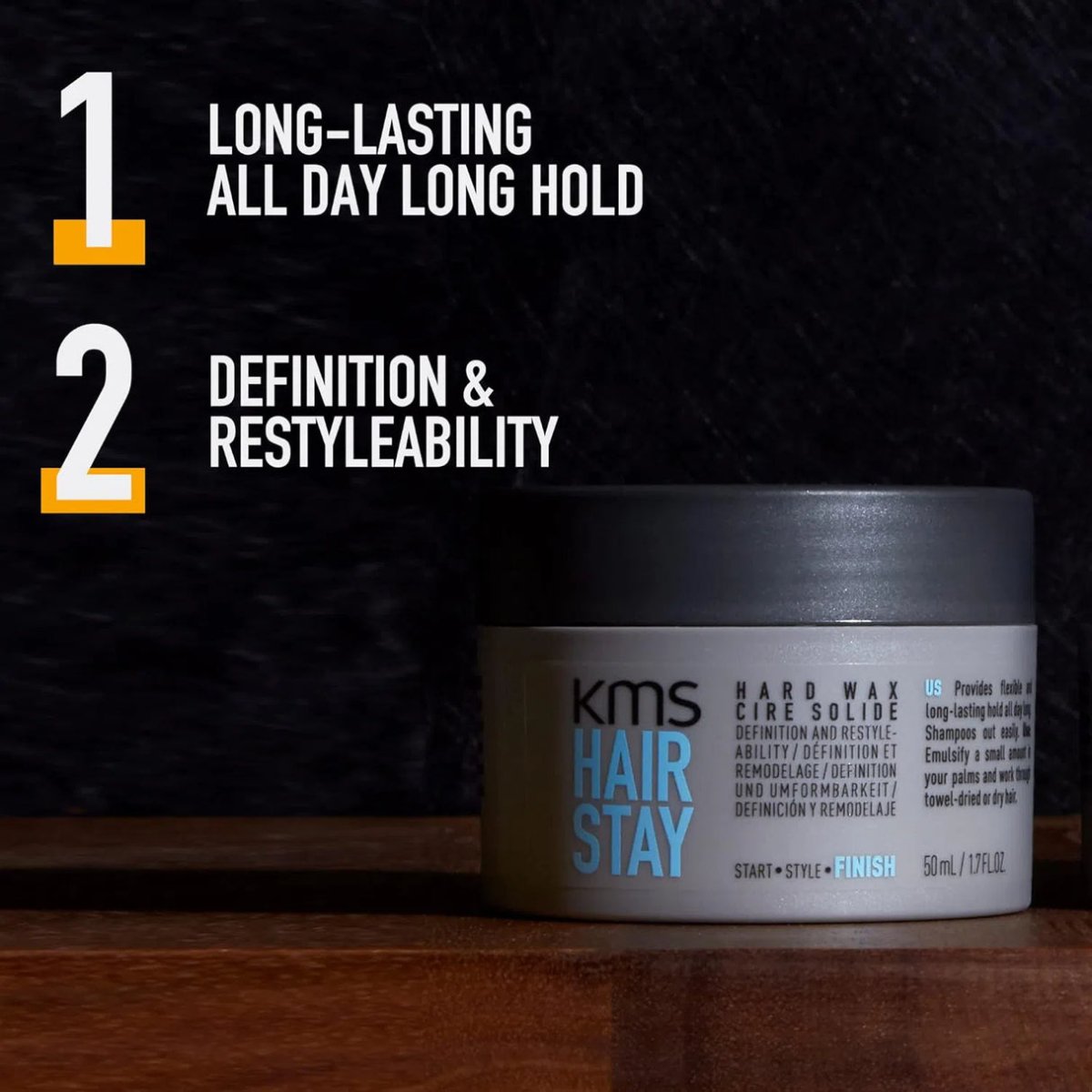 KMS_Hair Stay Hard Wax_Cosmetic World
