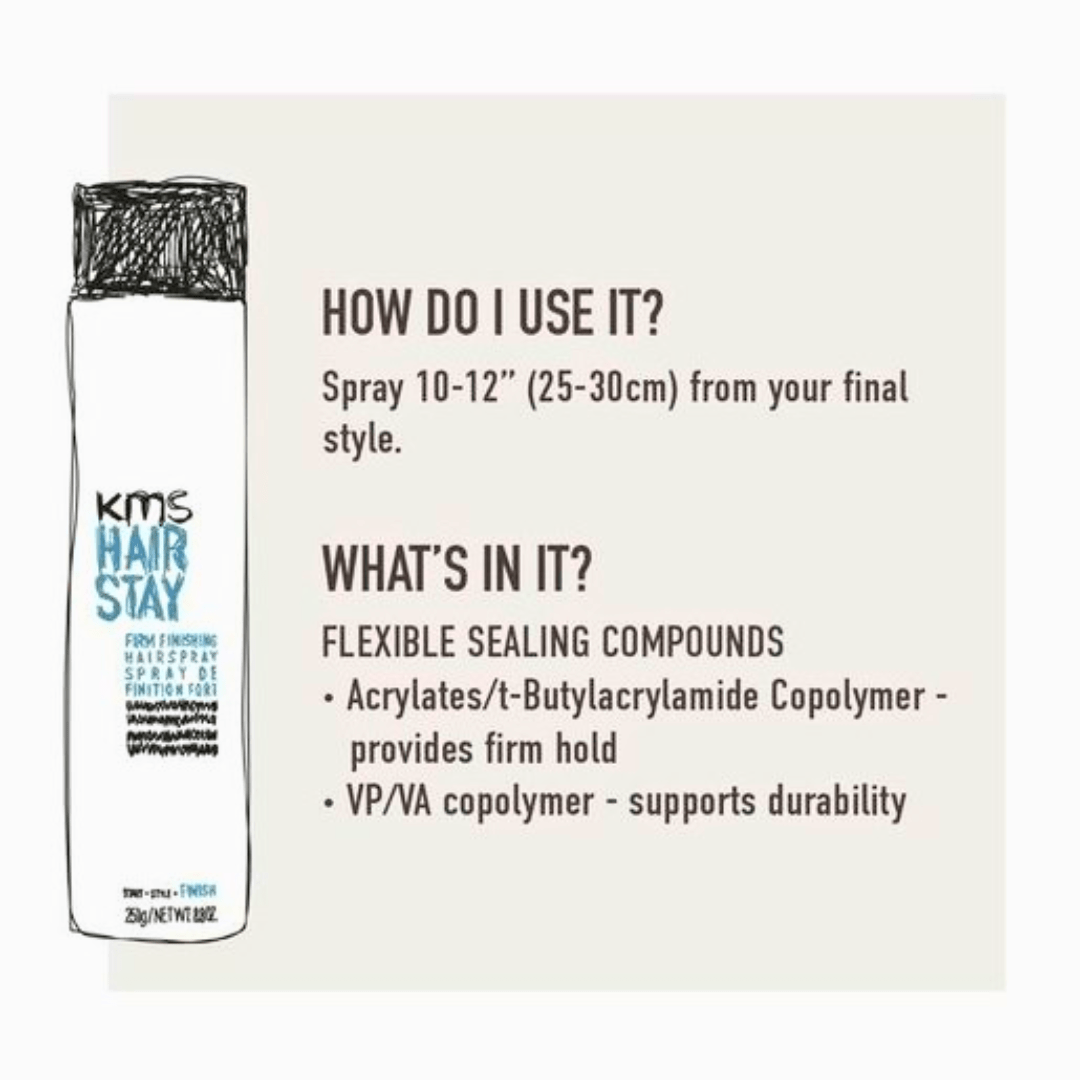 KMS_Hair Stay Working Hairspray_Cosmetic World