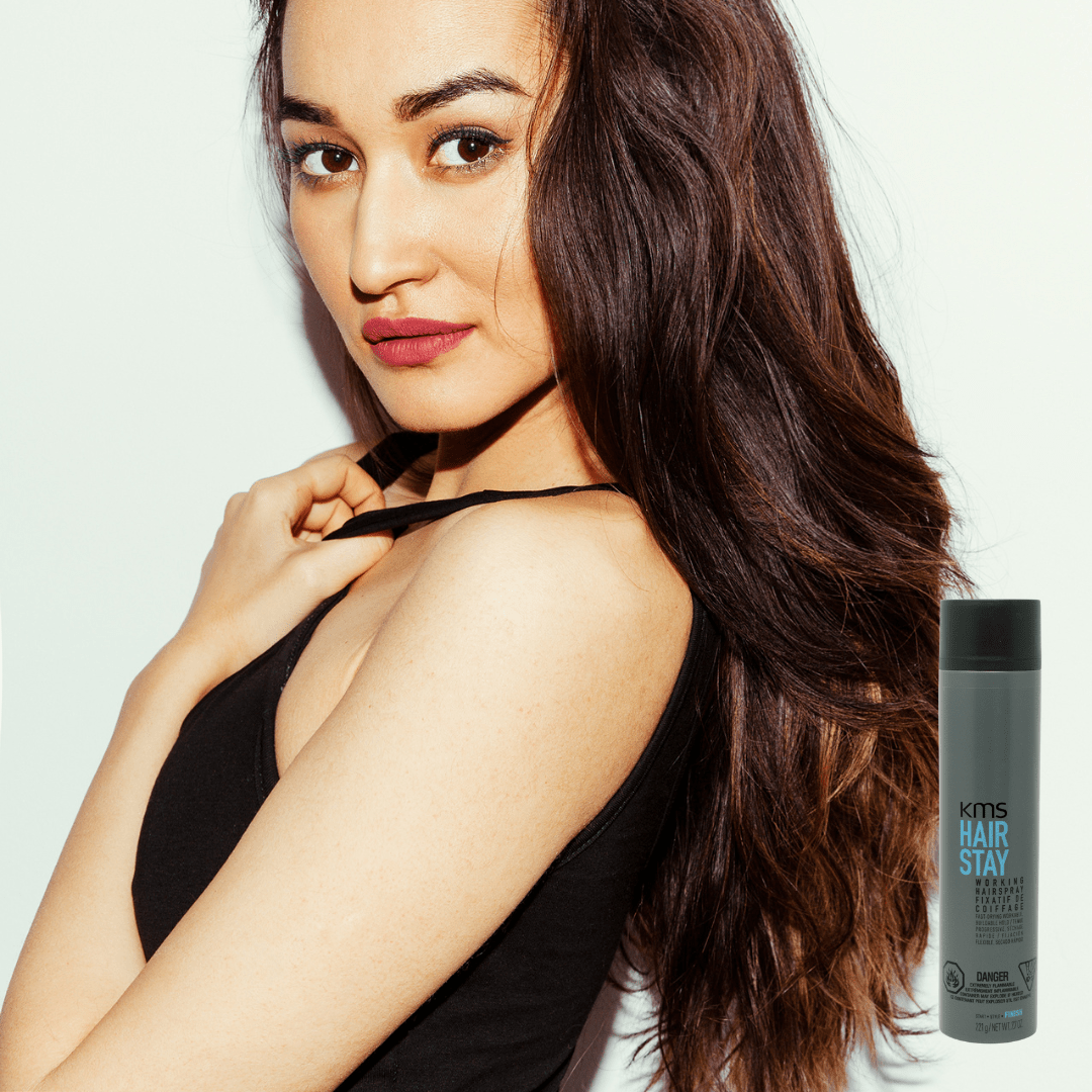 KMS_Hair Stay Working Hairspray_Cosmetic World