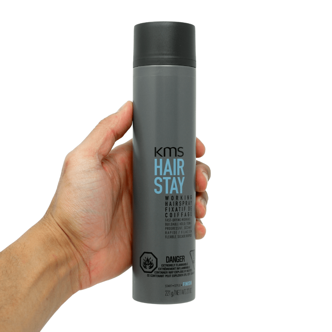 KMS_Hair Stay Working Hairspray_Cosmetic World