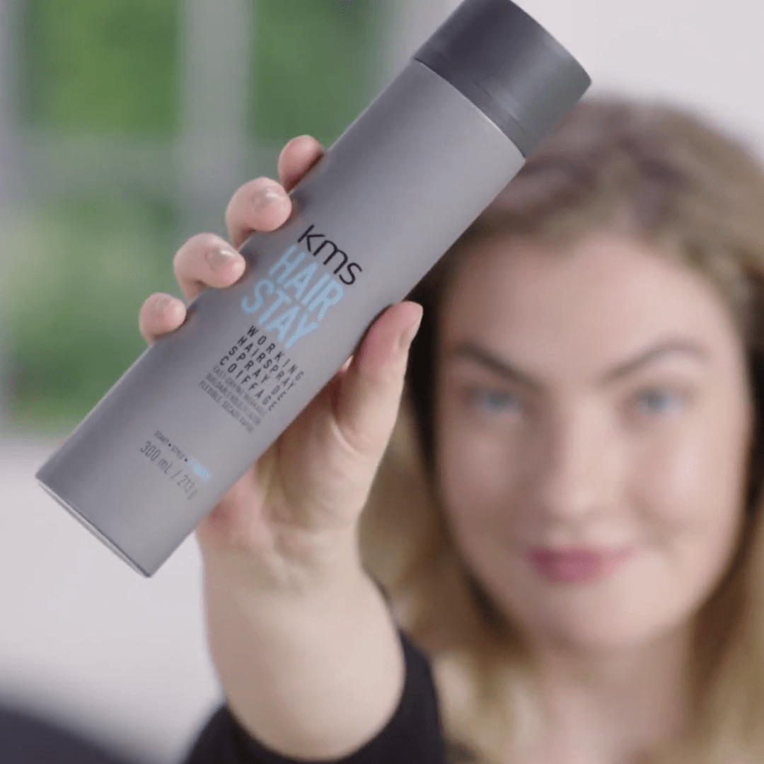 KMS_Hair Stay Working Hairspray_Cosmetic World
