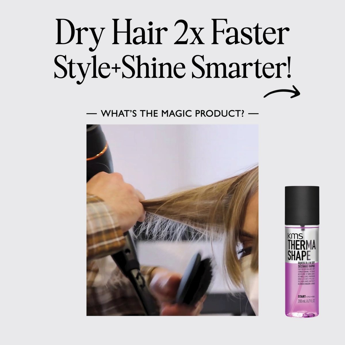 KMS_Quick Blow Dry Conditioning Spray_Cosmetic World