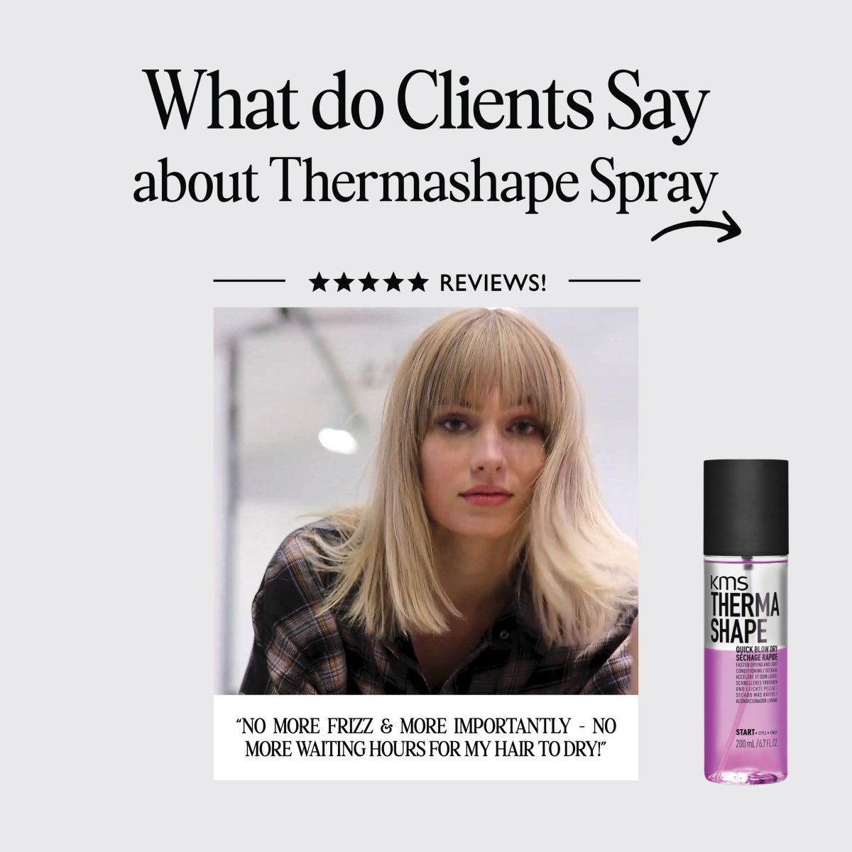 KMS_Quick Blow Dry Conditioning Spray_Cosmetic World