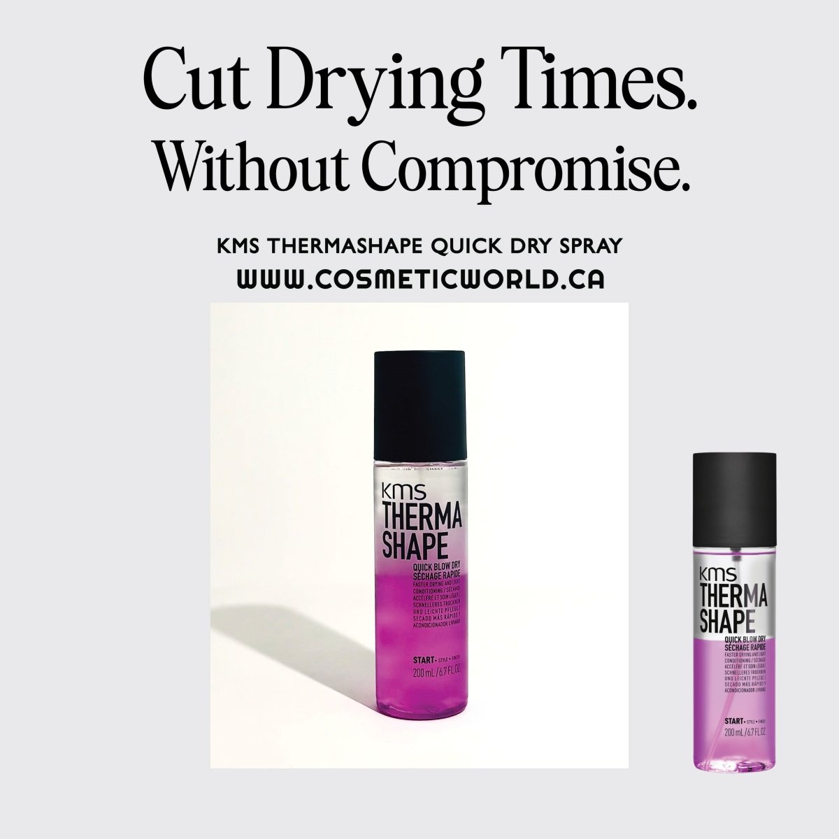 KMS_Quick Blow Dry Conditioning Spray_Cosmetic World