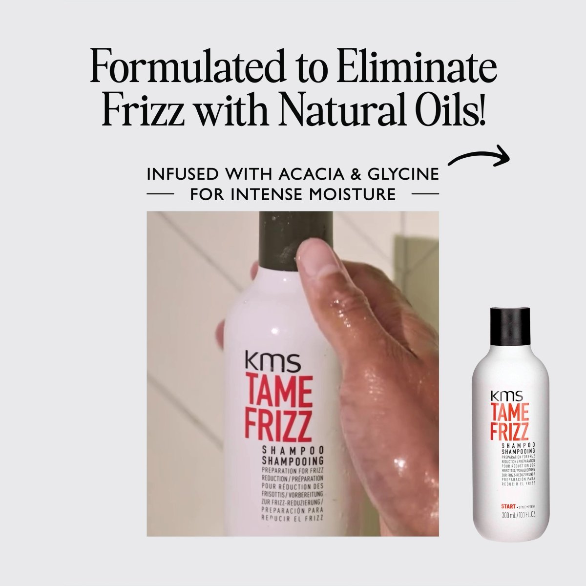 KMS_Tame Frizz Shampoo_Cosmetic World