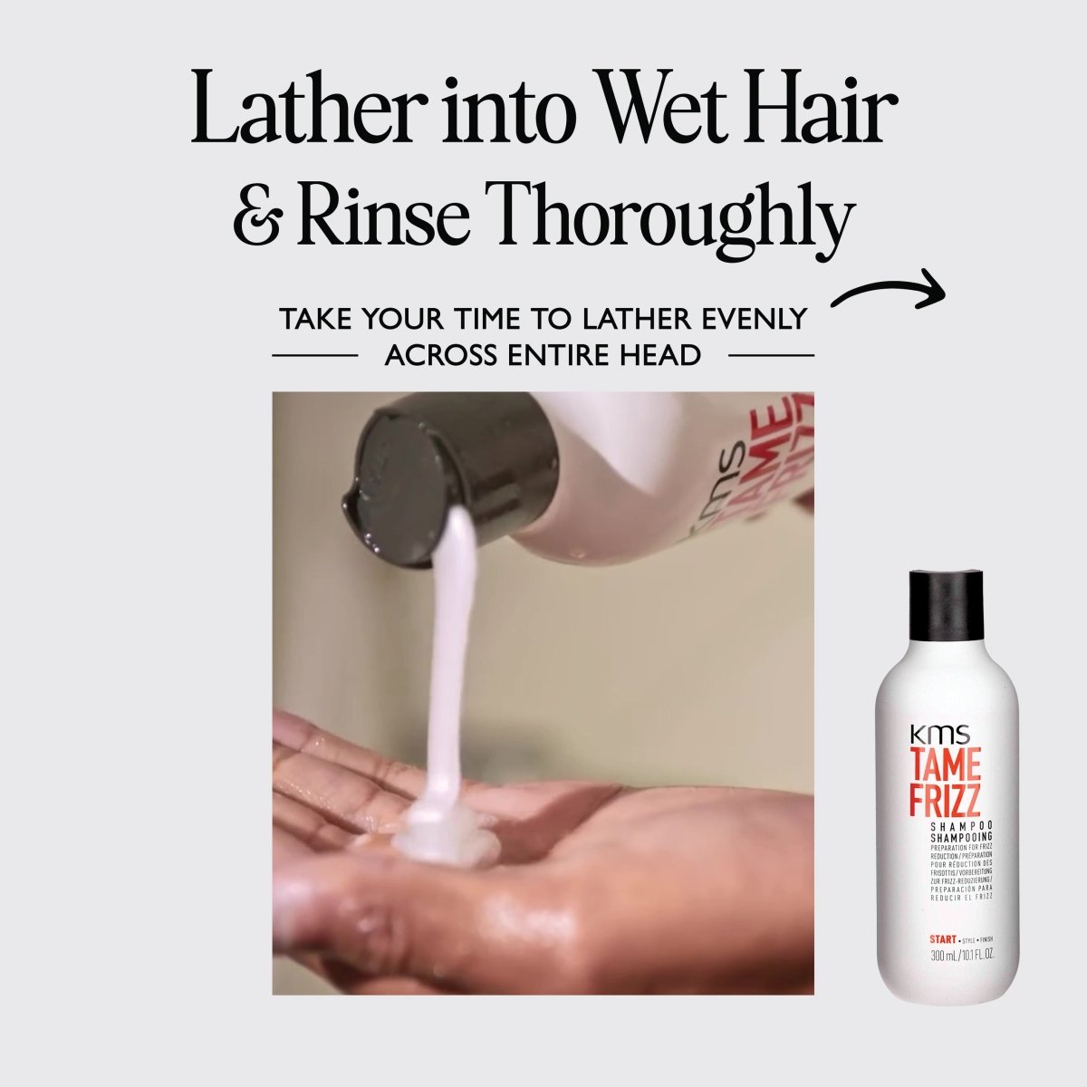 KMS_Tame Frizz Shampoo_Cosmetic World