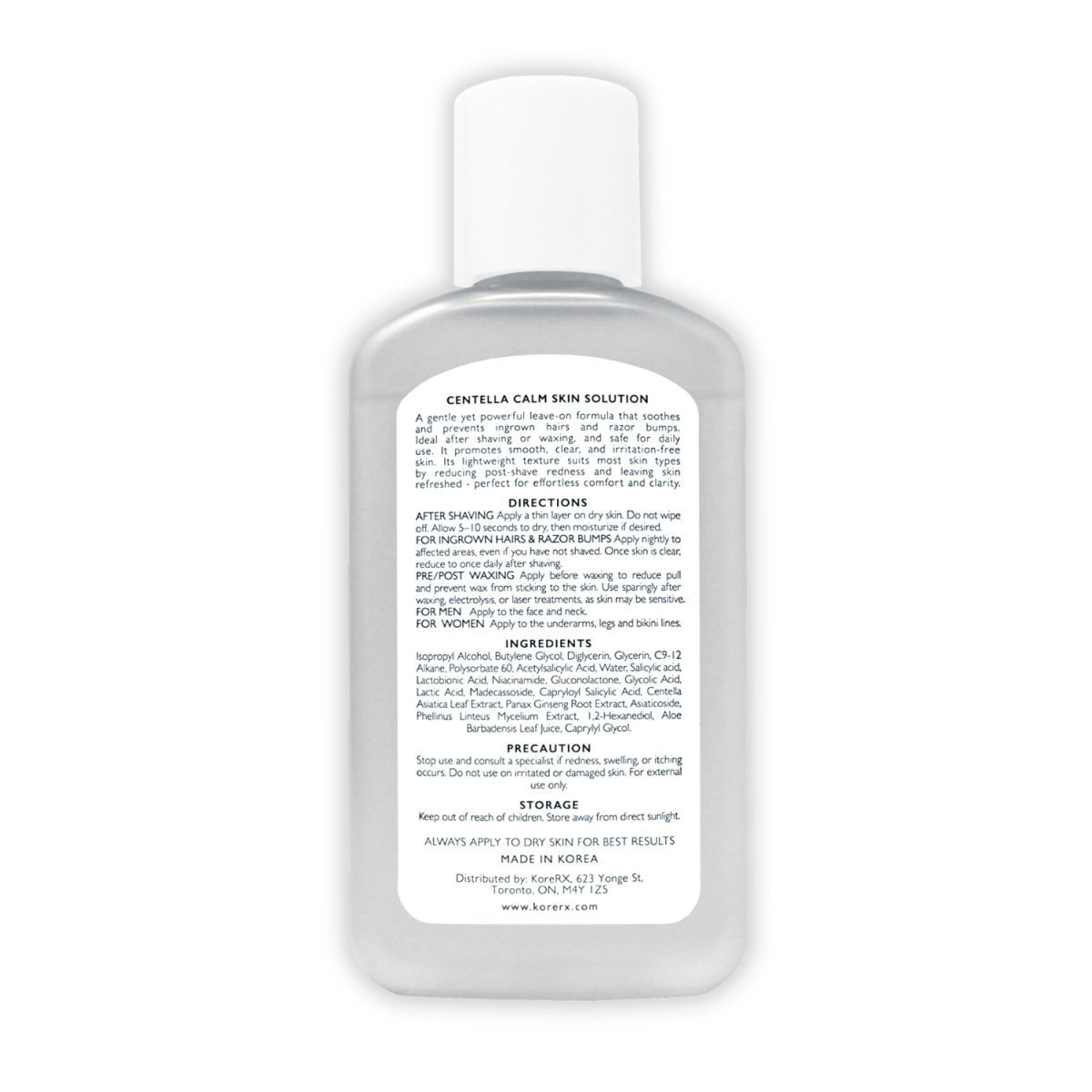 KORERX_Centella Calm Skin Solution_Cosmetic World