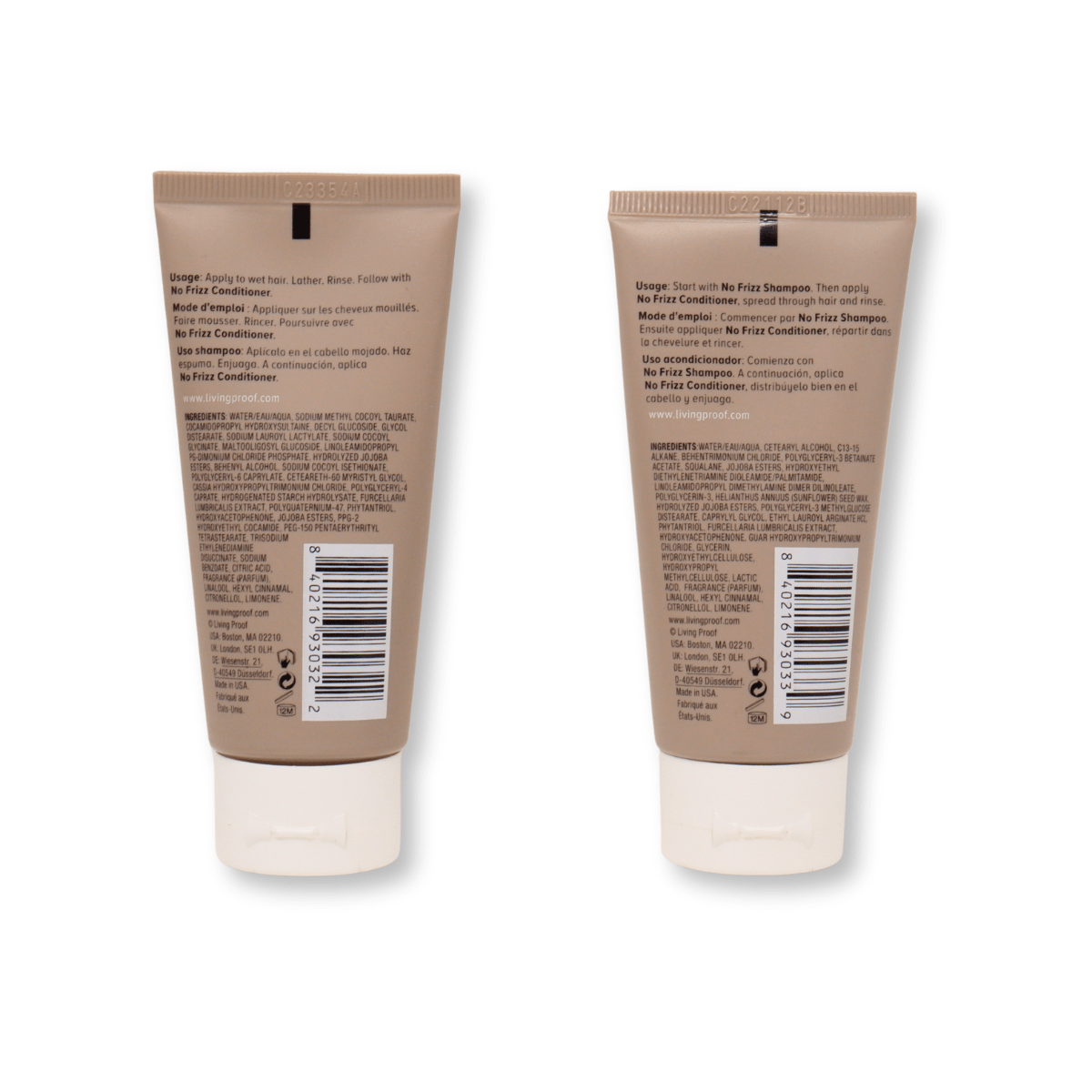 LIVING PROOF_Anti - Frizz Shampoo & Conditioner Set_Cosmetic World