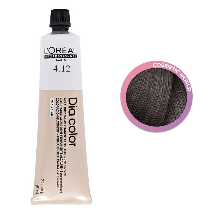 L'OREAL - DIA COLOR_Dia Color 4.12 Brown Blue Violet_Cosmetic World