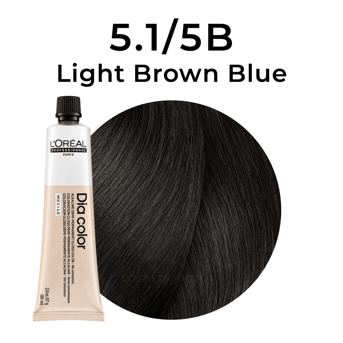 L'Oreal - Dia Color_Dia Color 5.1/5B Light Brown Blue_Cosmetic World