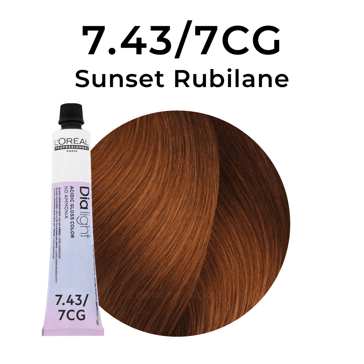 L'Oreal - Dia Light_Dia Light 7.43/7CG Sunset Rubilane_Cosmetic World
