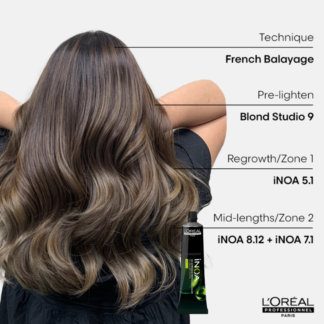 Inoa 5/ Light Brown Series Permanent Hair Color